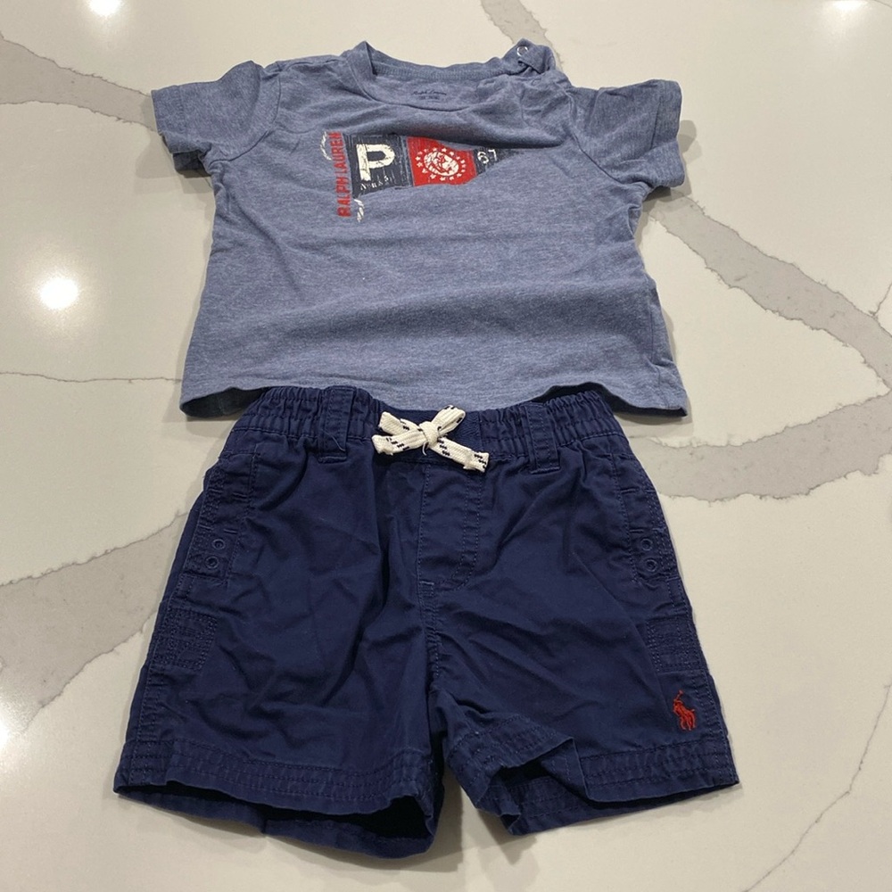 Polo by Ralph Lauren Matching Set 9M